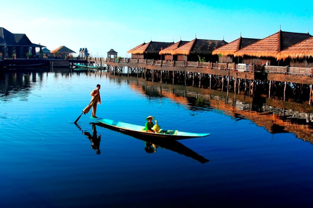 Inle Lake Sky Lake Inle Resort מראה חיצוני תמונה