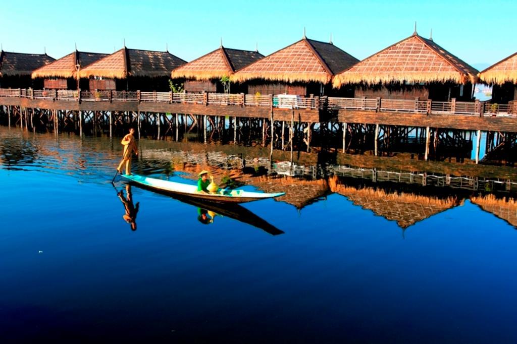Inle Lake Sky Lake Inle Resort מראה חיצוני תמונה